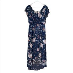 Maurices flutter sleeve, hi low dress